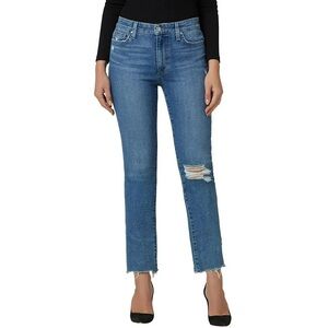 Joe’s Boyfriend Crop Distressed Jeans in Narbella